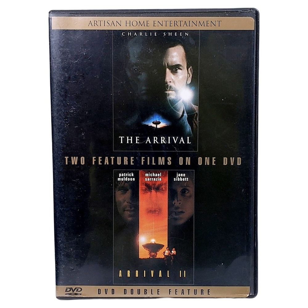 Arrival And II DVD Double Feature Charlie Sheen Sci-Fi Movie Sci Artisan